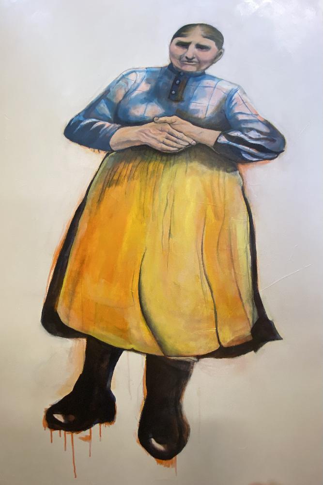 Edith van loo 1. De matriarch, Acryl op linnen, 120 x 80 cm.jpg